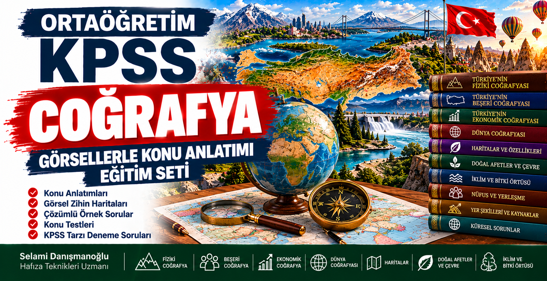 KPSS ORTAÖĞRETİM COĞRAFYA— GÖRSELLERLE KONU ANLATIMI