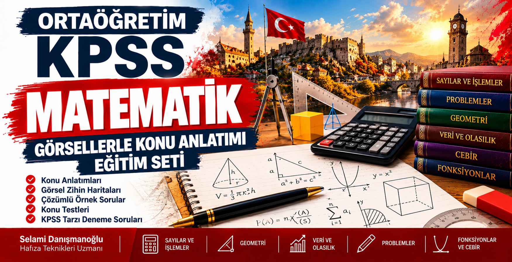 KPSS ORTAÖĞRETİM MATEMATİK— GÖRSELLERLE KONU ANLATIMI